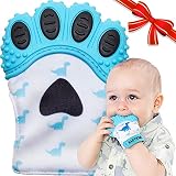 BabyNoms Teething Mitten | The Original Teething Paw | Safe Silicone Teething Toys or Teething Ring