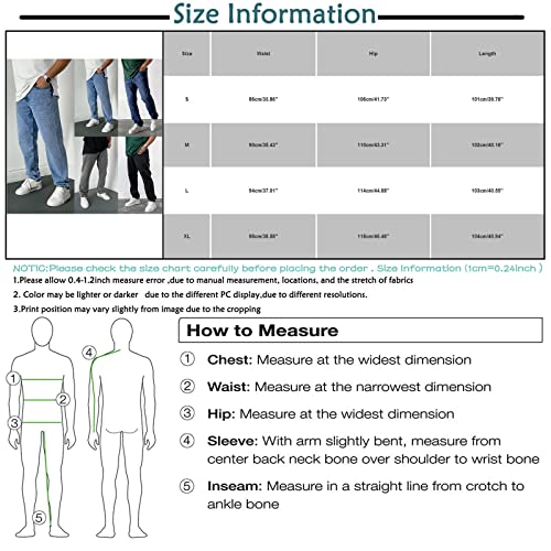 Men's Jeans Regular Fit Jeans,Skinny Jeans Slim Fit,Blue Jeans, S-XL4