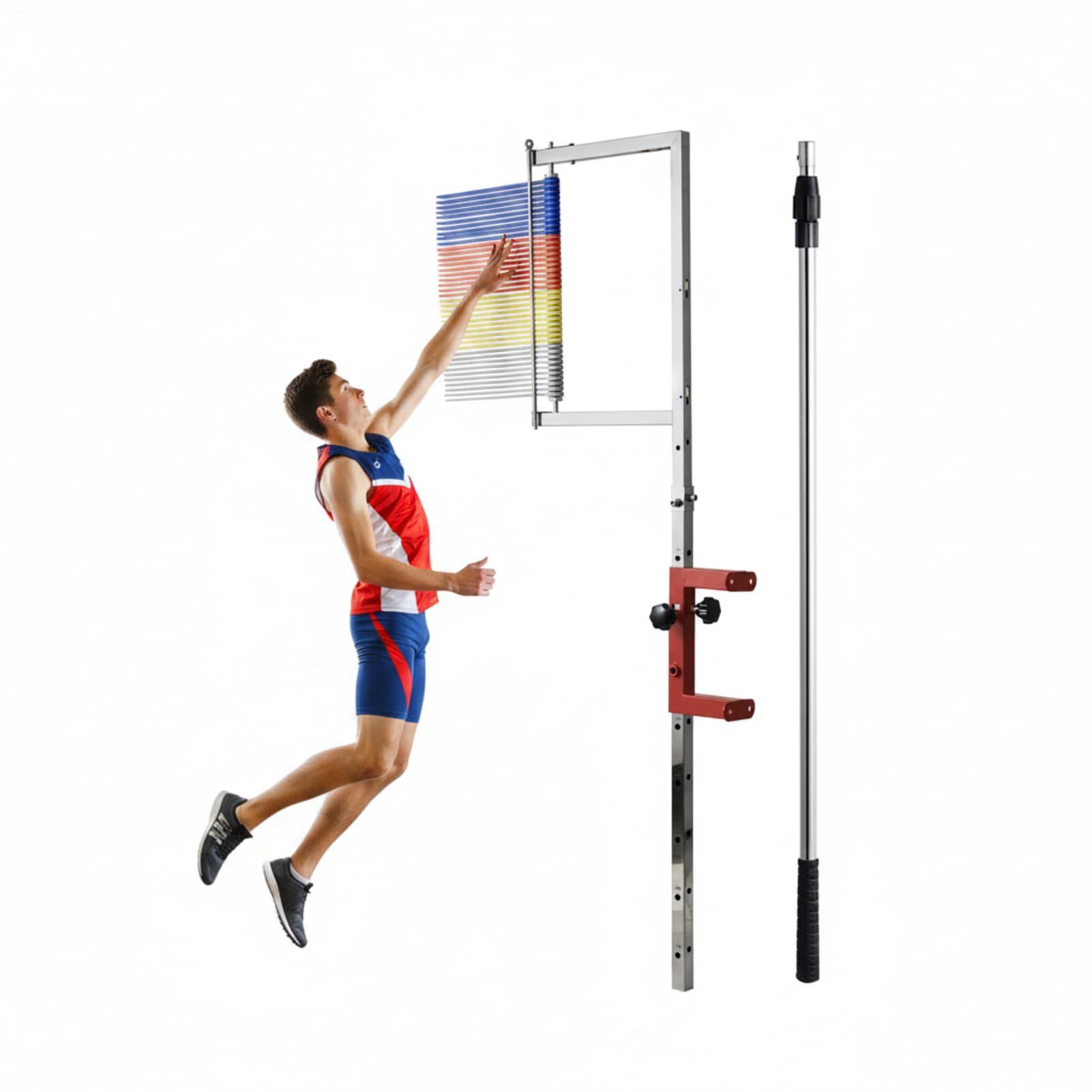 Mothdust Wand Vertikalsprung Messwerkzeug 70cm Verstellbare Hohe Tester