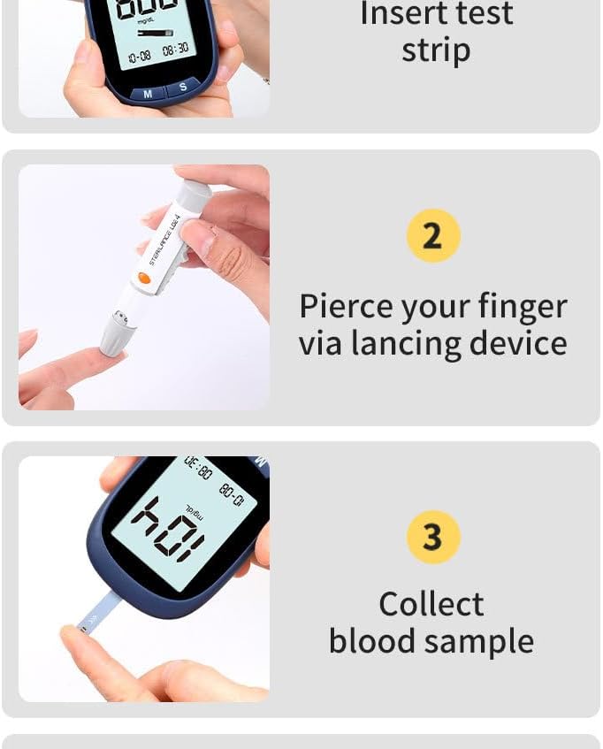 Step 1: Insert test strip