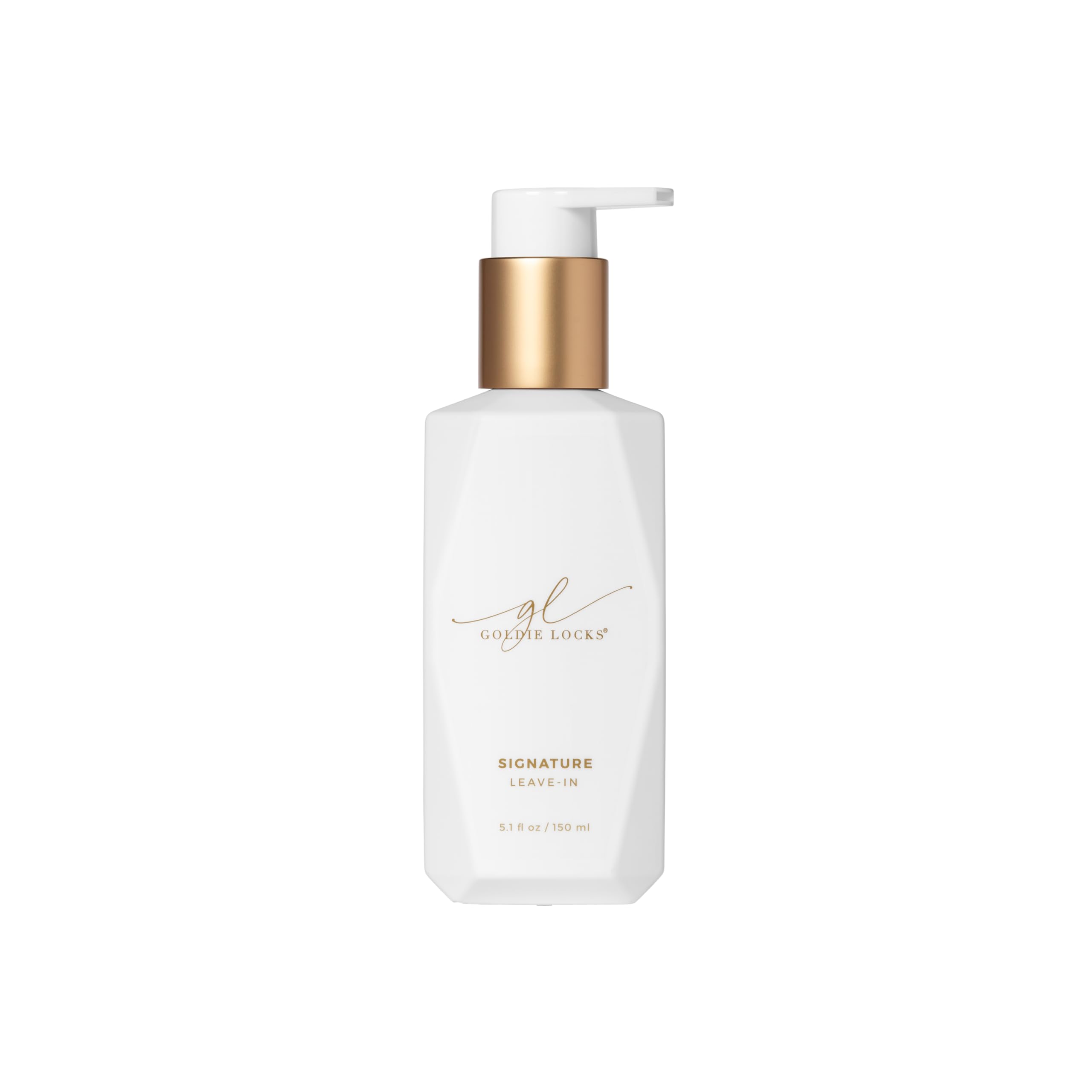 Goldie Locks Signature Leave-In Conditioner - Moisturizes and Controls Frizz - Lightweight Daily Hydration - Safe for Extensions & Color-Treated Hair