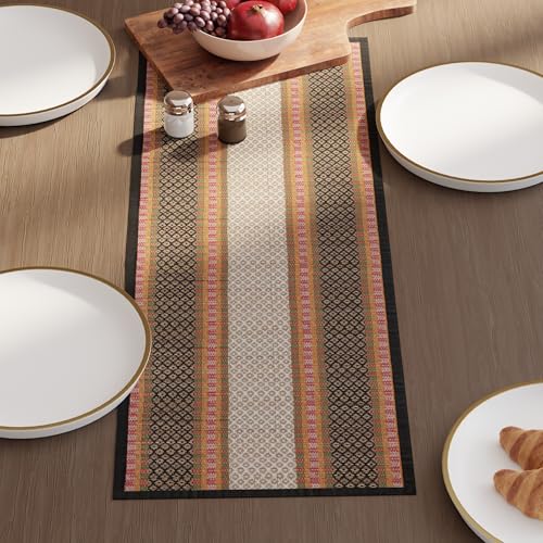 Image of Encasa XO Dining Table Runner 4 Seater, Handcrafted Madurkathi River Grass