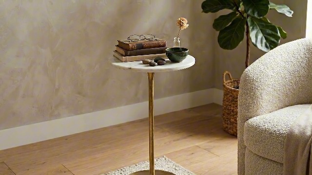 Amazon.com: Glam End Table, Side Table, or Small Night Stand for