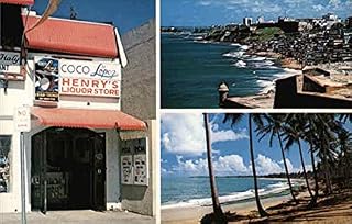 Henry Liquor Store Condado, Puerto Rico PR Original Vintage Postcard
