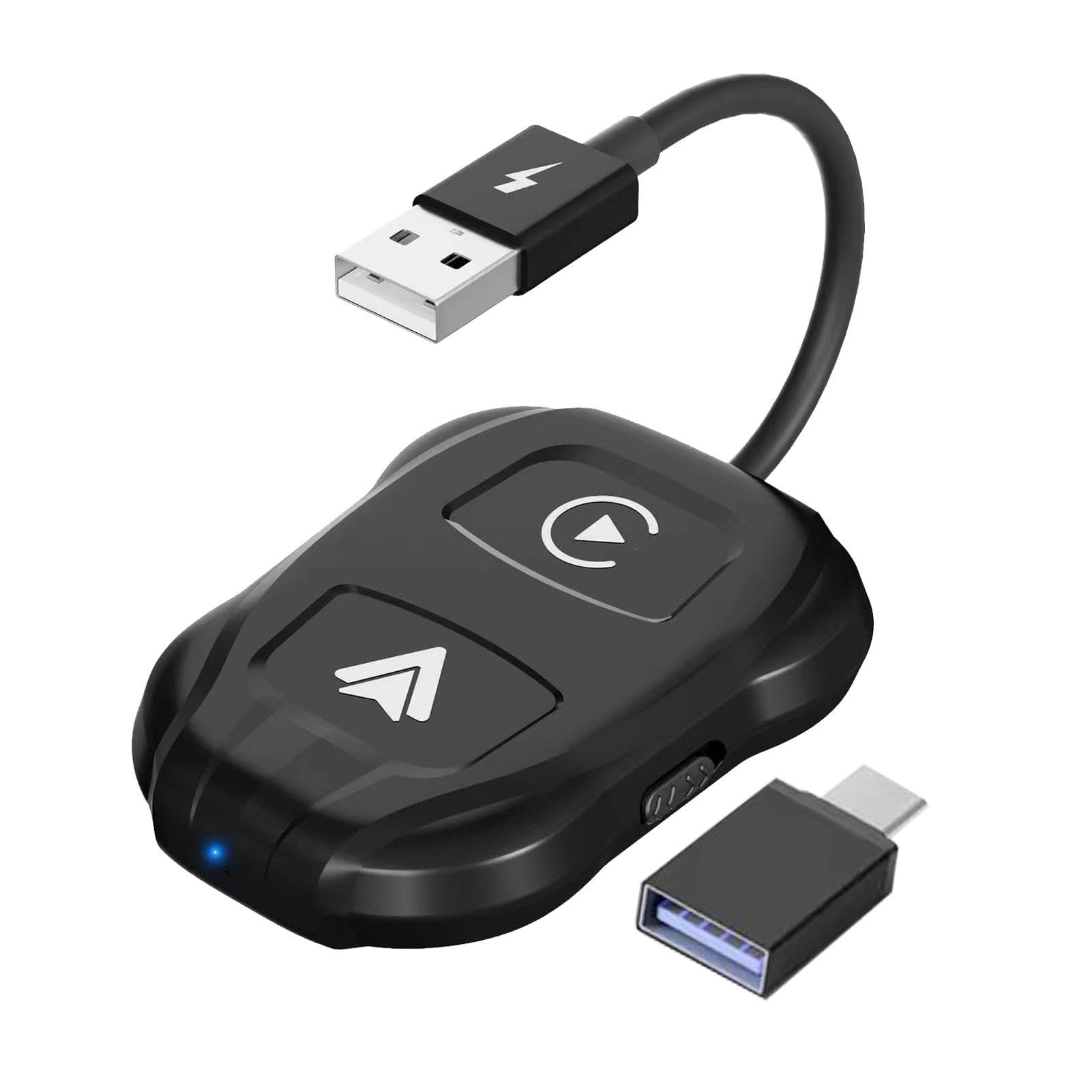 Transmisor inalámbrico de coche - Convierte cables en coche inalámbrico - Adaptador de coche Plug and Play - Control inalámbrico portátil para diferentes modelos