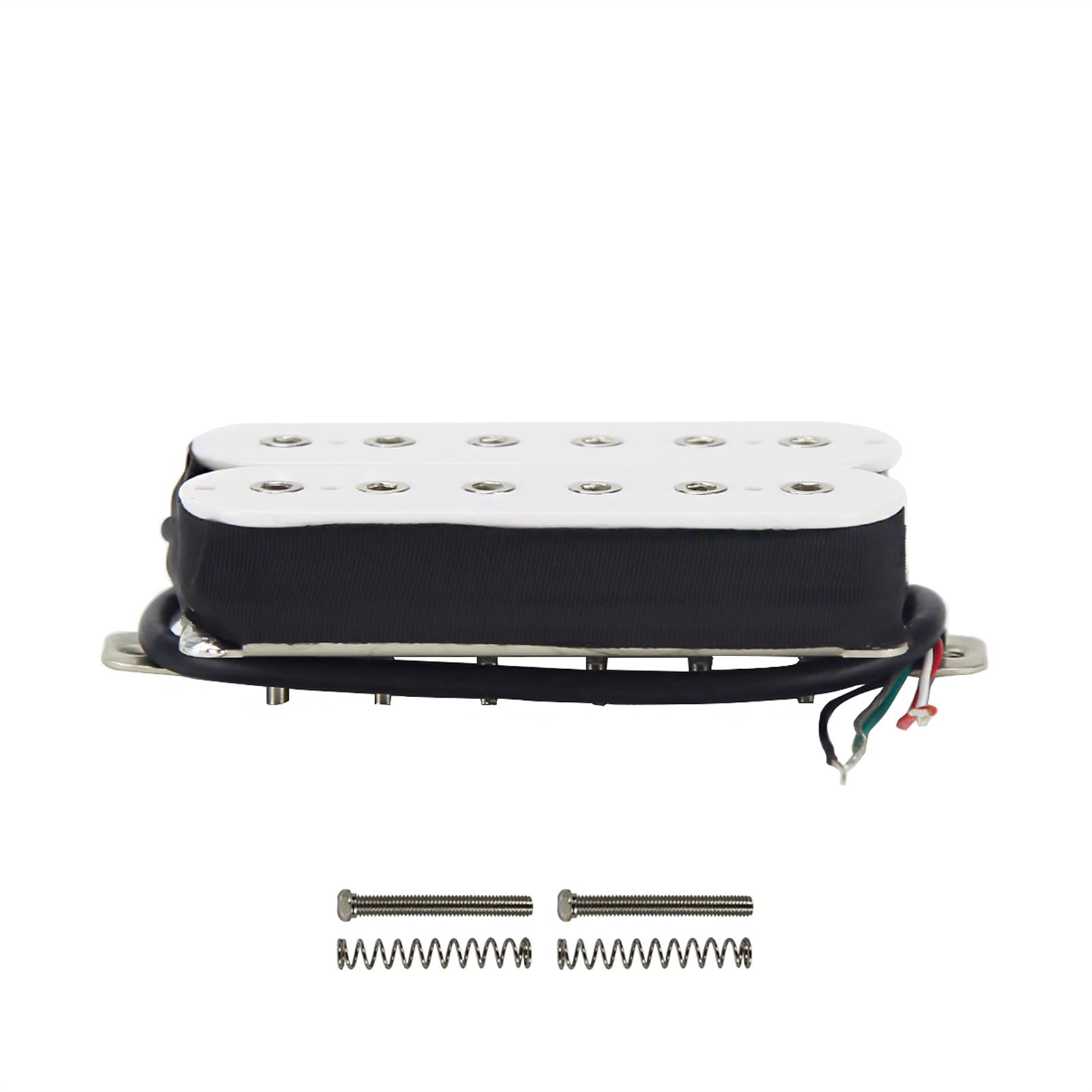 FLFL Alnico 5 Humbucker Pick-up Electric Guitar Bridge Pickup Blanc 14k 4-Fils pour Les Pièces De Guitare Micros de Guitare