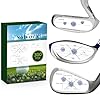 Solvora Golf Impact Tape, 300 Pcs Club Impact Stickers for Woods Irons and Putters No Residue Golf Accessories for Swing Practice (300PCS)