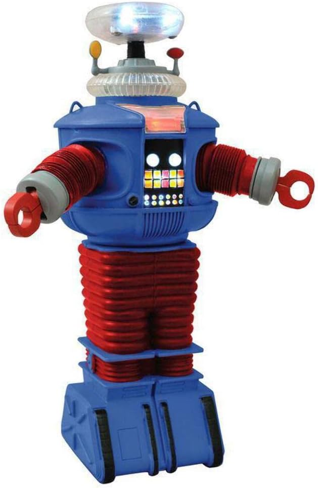 Lost in Space: Electronic Lights & Sounds Retro B-9 Robot, Multicolor