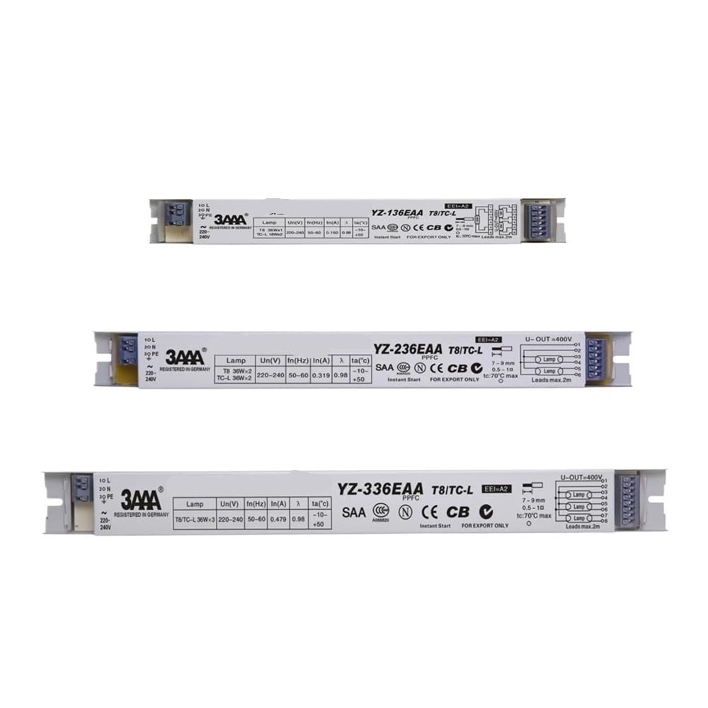 MOTMKUKPAM 3AAA YZ-136EAA YZ-236EAA YZ-336EAA 220V 1 * 36W 3 * 36W T8 Electronic Ballast For T8 Fluorescent Lamp Advertising Light Box(YZ-136EAA)