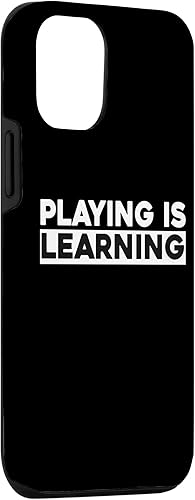 Miniatura 3 de iPhone 15 Playing Is Learning Groovy Funny Early Childhood Education Case