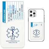 Silicone Emergency Medical Card Holder