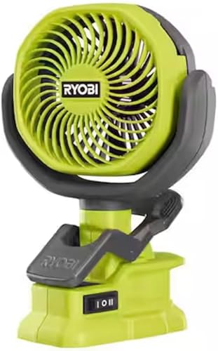 Birsppy RYOBI 18V ONE+ - Ventilador inalámbrico de 4 pulgadas (solo herramienta)