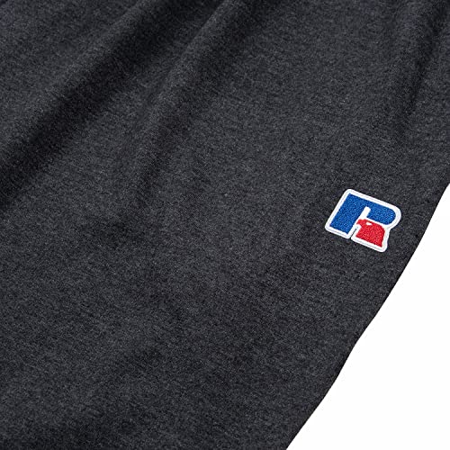 Russell Athletic Mens Big And Tall Open Bottom Lounge Pants - Jersey Sweatpants Charcoal #TOP3