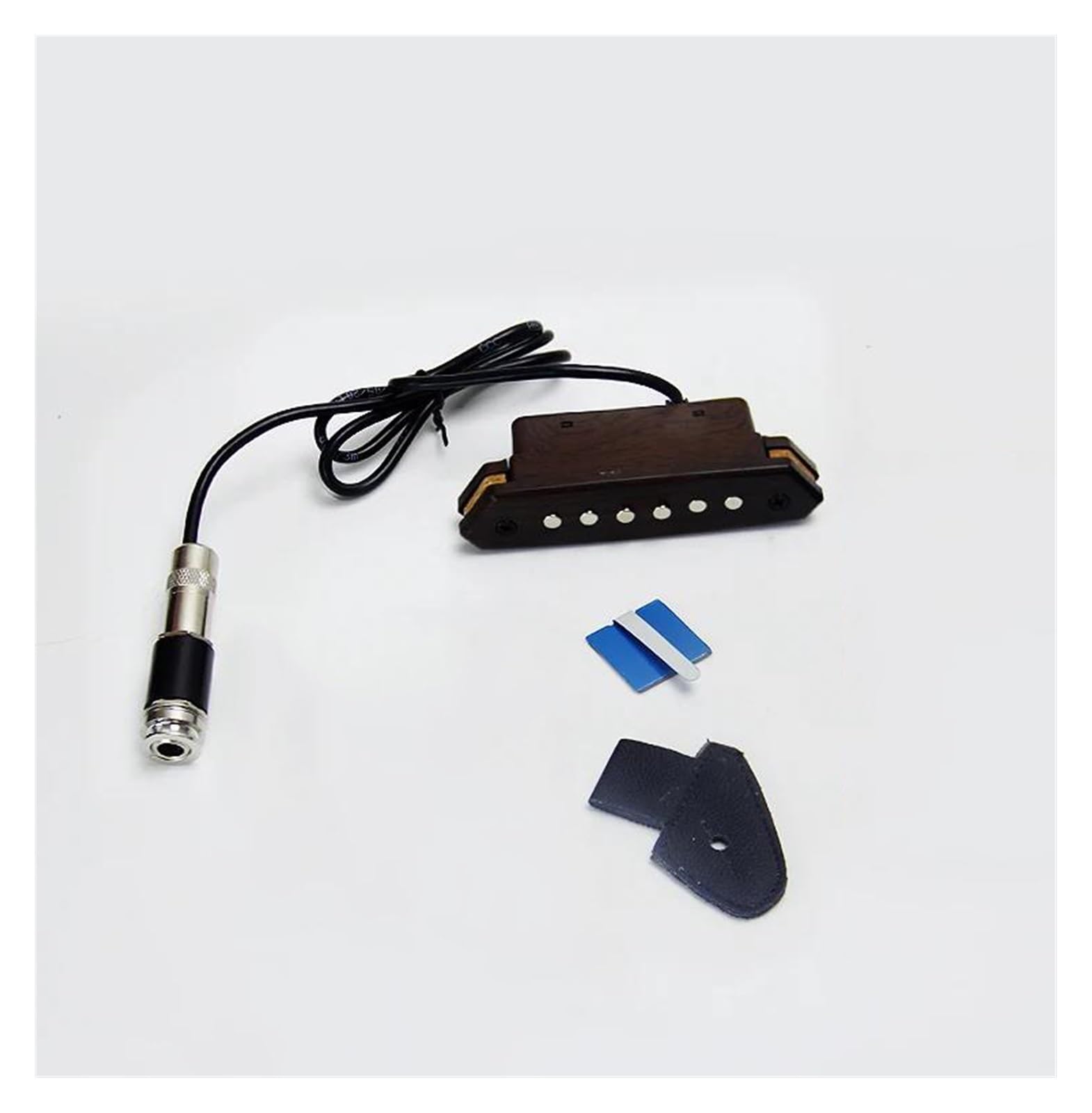 Pastilla Pasiva Magnética Para Guitarra Folclórica Acústica Para Golpear Con Los Dedos Y Soporte Para Púas De Guitarra