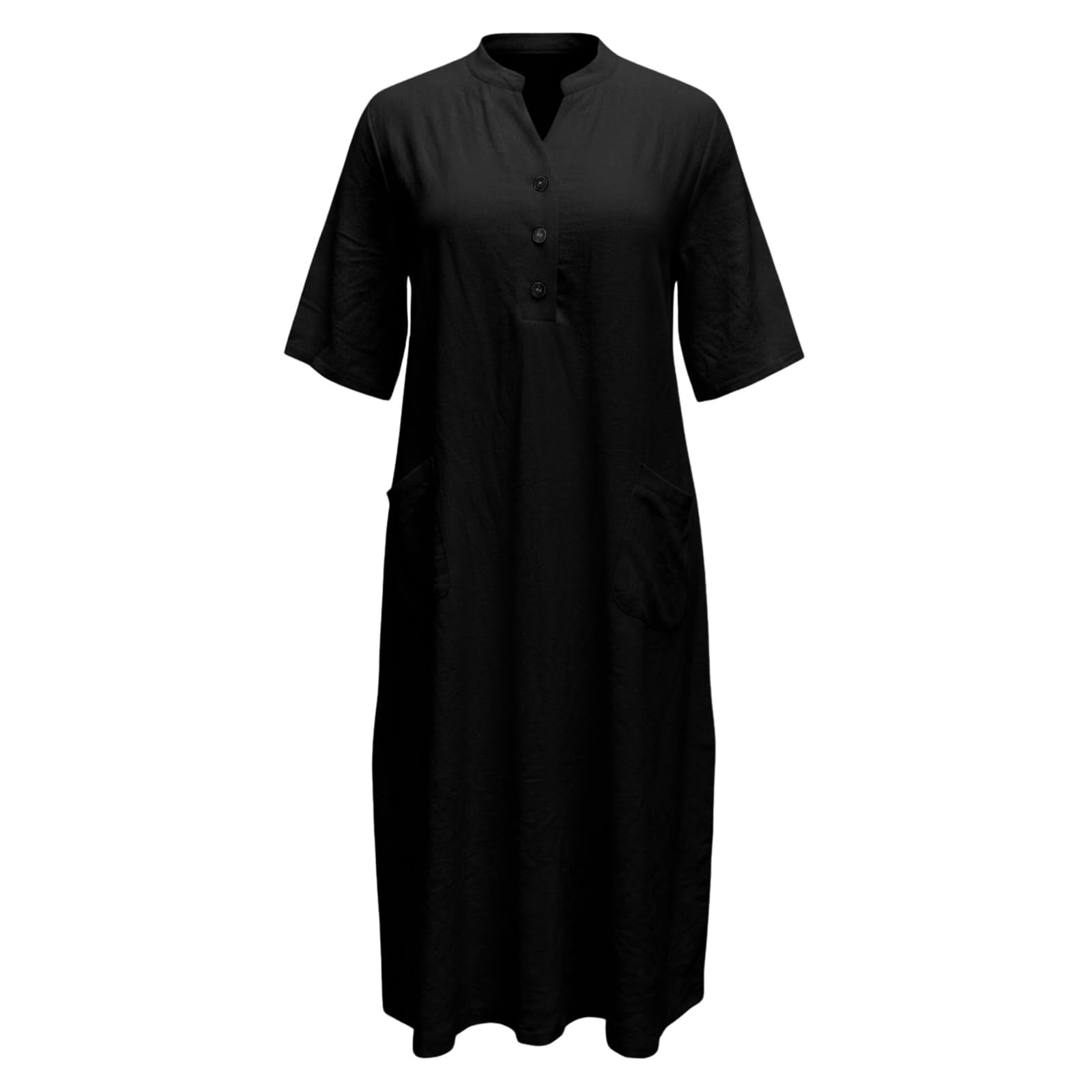 Letnie Sukienki Damskie Letnie Sukienki Damskie Długie Podróże Dekolt W Szpic Naturalna Lniana Klasyczna Relax Sukienka Imprezowa Kobiety Elegancka Sukienka Elastyczna Zimna Tkanina