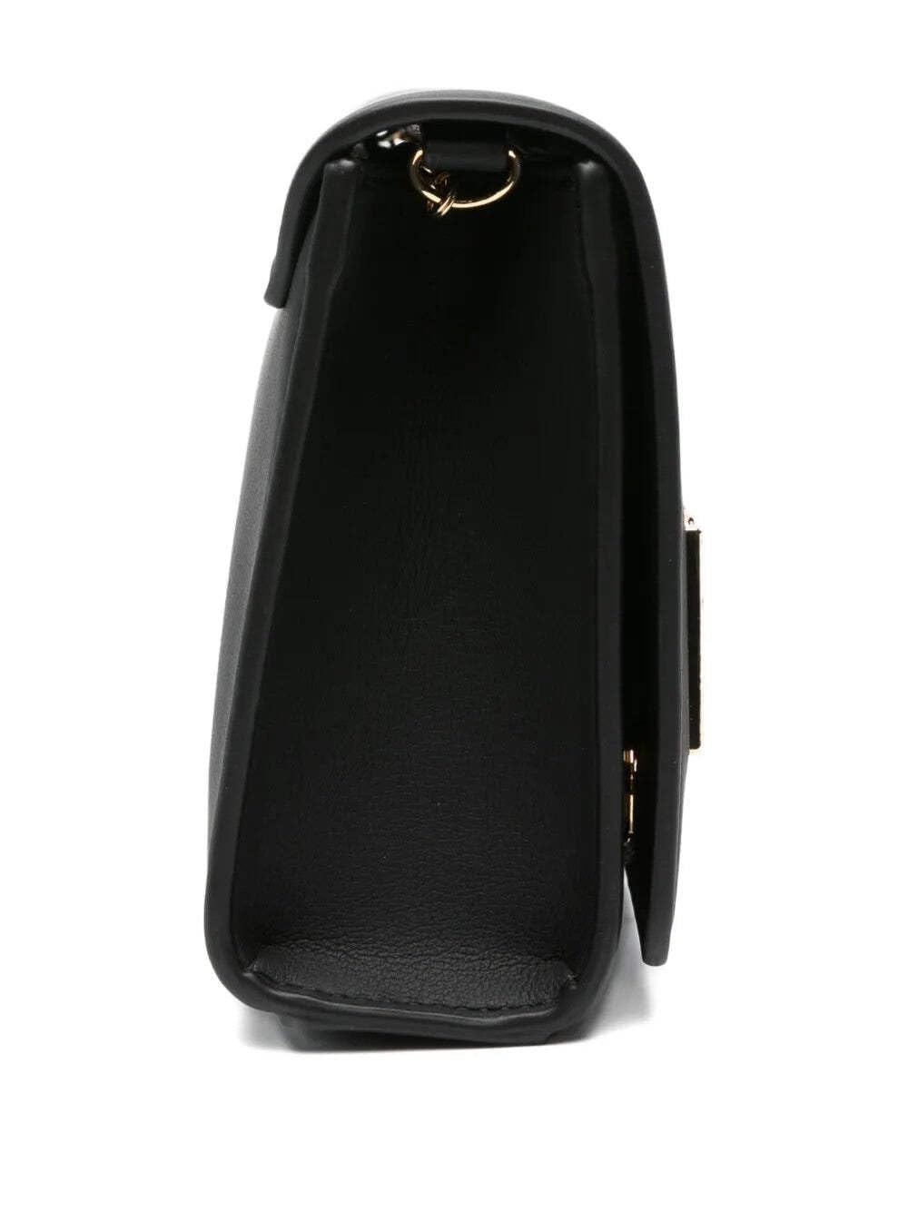 Love Moschino BORSA PU GRS NERO+HAMMERED LOGO