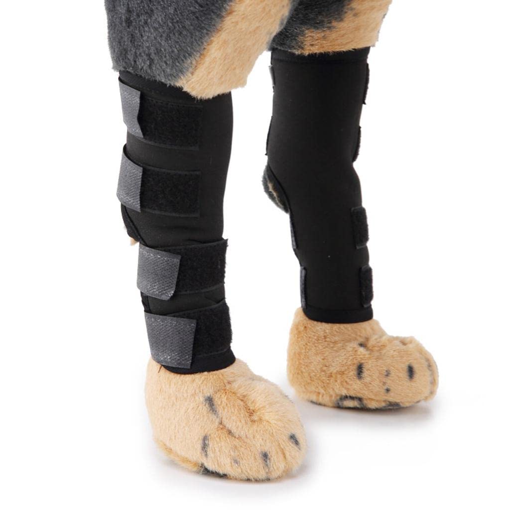 Enakshi Neoprene Pets Dog Foot Protective Pet Knee Pads Dog Joint Wrap Brace Black L (Other Dog Health Care) (B0C3RFXSL6) Amazon Price History, Amazon Price Tracker