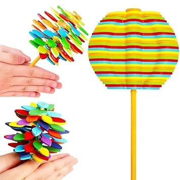 Candy Flower Stress Buster Spinning Toy for Kids and Adults, Multicolour, Age 3+