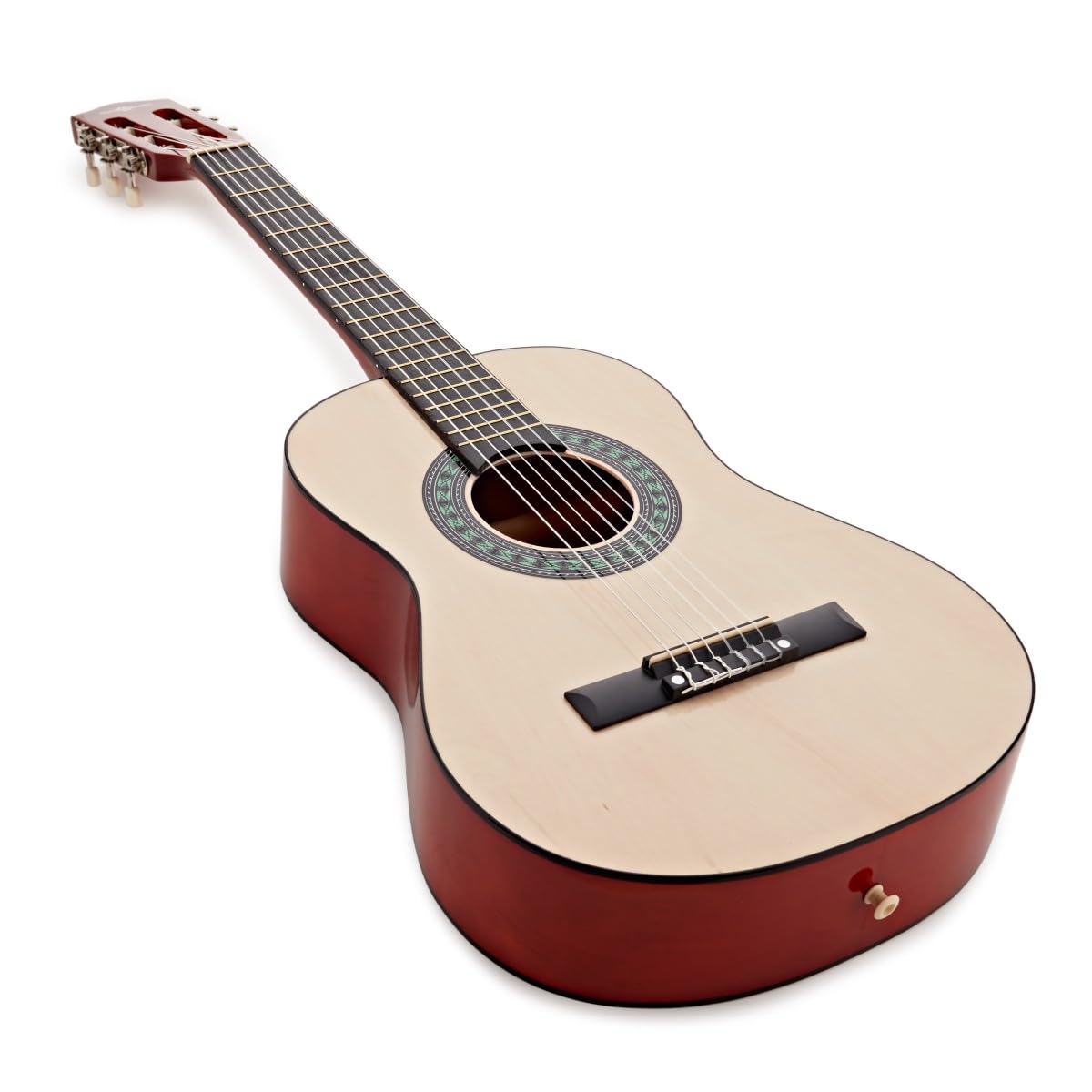 Chitarra Classica Junior 1/2 Natural di Gear4music | Per giovani principianti, corde in nylon morbide per le piccole mani, strumento compatto a metà misura, costruzione robusta
