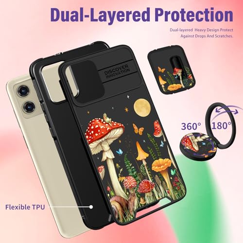 Funermei for Moto G Stylus 5G 2024 Case with Ring Stand, Moon Mushroom by Funermei - Used condition - Image 4