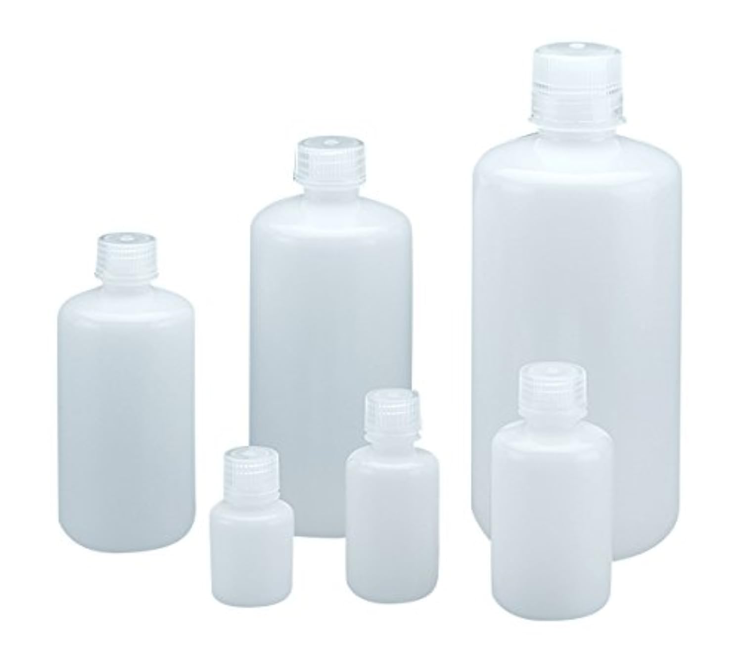 Qorpak 249619 Narrow Mouth Lab Style Bottle with 24 mm PP Linerless Leak-Proof Cap, Integral Seal Ring Enclosed, HDPE, 250 mL, Natural (Pack of 72)