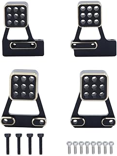 Palumma RC Shock Hoops for TRX4M, Brass Adjustable Shock Tower Hoops Bracket Mount for Traxxas 1/18 TRX4M RC Crawler Car Upgrades Part