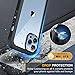Miracase Glass Case for iPhone 13 Pro Max 6.7 inch, Upgrade Full-Body Clear Phone Bumper Case Cover with Built-in 9H Tempered Glass Screen Protector, Black