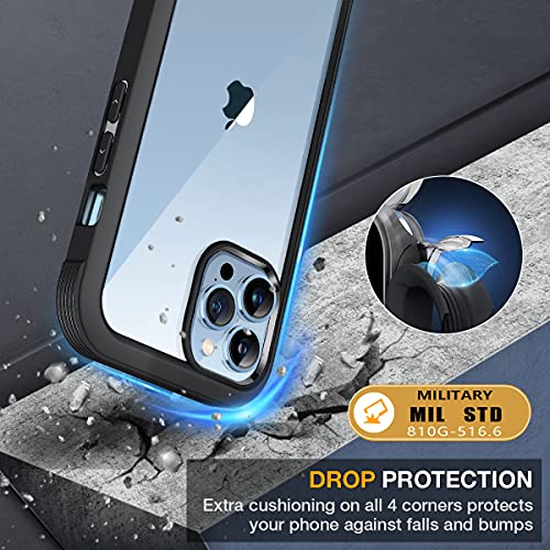 Coque iPhone 13 Pro Max anti rayure avec verre de protection écran noir - 5