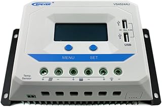 EPEVER VS4524AU PWM Regolatore di carica 45 A 12 V24 V con connettore USB Dispaly EPEVER VS4524AU PWM Regolatore di carica 45 A 12 V24 V con connettore USB Dispaly