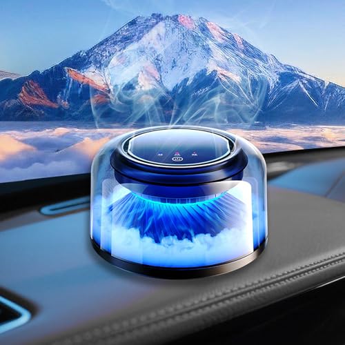 Image of Smart Car Air Freshener, Car Air Diffuser with Premium Scenic Fragrance, 2025 Upgrade Intelligent Diffuser,Auto On /Off, 3 Adjustable Modes, Lavender Blossom & Sandalwood Cologne