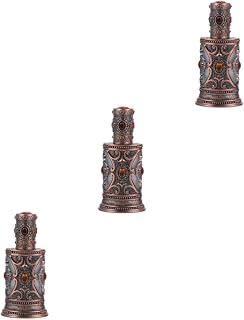 Beavorty 3 Pçs Frasco De Perfume Mini Perfume Perfume De Viagem Perfume Egípcio Perfume Do Oriente Médio Dubai Frasco De Perfume Garrafa De Essência Garrafas Decorativas Recipiente Liga
