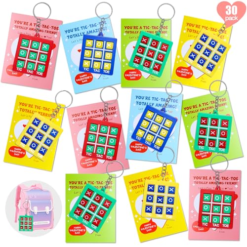 Shop Now &ndash; Sundrence Valentine's Day Tic Tac Toe Keychain Set