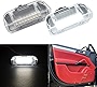 LED Courtesy Step Lights Replacement for 2011-2018 Porsche Cayenne 958, 12-19 Porsche 911 991, 18-SMD Xenon White Led Door Welcome Light Warning Interior Puddle Lamps Assembly CAN-bus Error Free