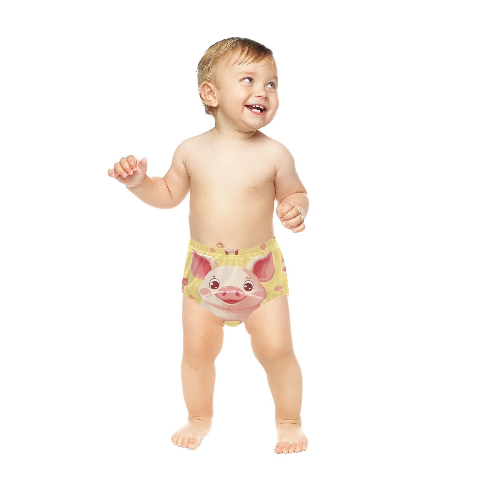 Coikll Cute Pig (2) Toddler Training Underwear Waterproof Baby Pee Pants -4T