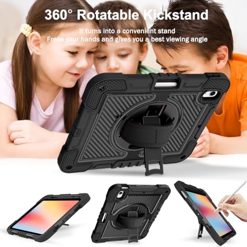 Coque iPad 11 génération 2025 antichoc protection robuste premium noire