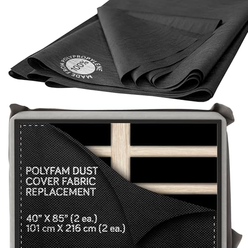 Image of Bed Dust Cover - Cambric - Bottom Cloth /Replacement Fabric for Underside of Mattress Box Spring or Foundation (T, TXL, F, Q, K, CK)