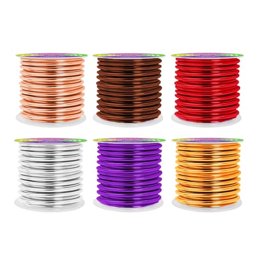 Mandala Crafts (�}���_���N���t�g) 8�Q�[�W �z�Ɏ_���A���~�j�E�� �N���t�g���C���[ �W���G���[����p - 120�t�B�[�g �J���[ �t���L�V�u�� �V���o�[ �� �p�[�v�� �S�[���h �u���E�� ���b�h ���C���[ - �~�� �A�[�}�`���A �N���t�g