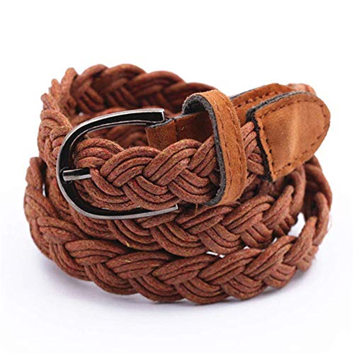 Generic Women's Twist Wax Rope Woven Belt Vintage Skirt Versatile Decorative WaistbandNice Processed