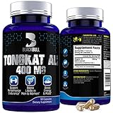 BlackBúll Tongkat Ali Extract 400 Mg- Eurycoma Longifolia, Tongkat Ali for Men 90 Capsules, 45 Days Supply, Supports Energy, Stamina and Immune System for Men and Women.Non GMO - tongat-ali