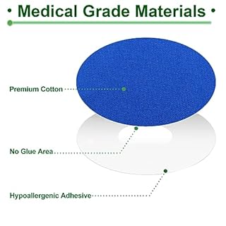 funpatch Freestyle Waterproof Libre 2 Sensor Covers, 20Pack Adhesive Patches for Libre 2 Flexible CGM Tape Hypoallergenic & Latex-Free 14 Days Long Stay No Glue in The Center, Multi-Colored