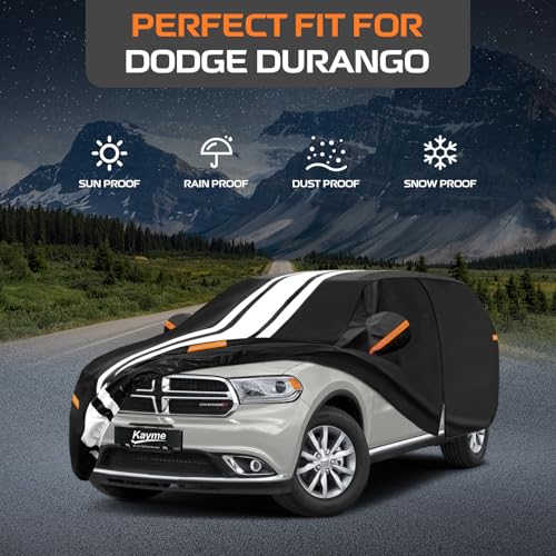 Image of Kayme Heavy Duty Car Cover for Dodge Durango (2004-2026) Waterproof