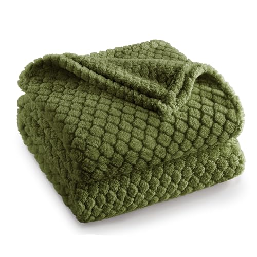 Exclusivo Mezcla Fleece Throw Blanket for Couch and Bed,Extra Soft Warm Decorative...
