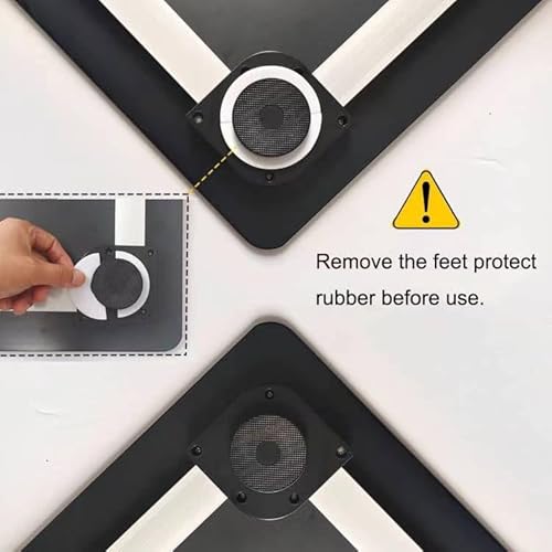 Tierwaage für große Hunde, 80 x 50 cm, Veterinärwaage mit Anti-Rutsch-Matte, Tierwaagen-Plattform, Tragkraft bis 100 kg, Genauigkeit 10 g, mit Tara/Halten, Größe L, Schwarz