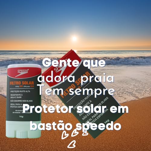 Protetor Solar Facial FPS96 e FPUVA60 Speedo 14g