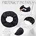 Fiwochic Hair Dryer Heat Shield with 10 Disposable Plastic Hoods, Black