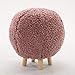 ZQDP LYX® kulisty taboret, drewniany stołek stołek stołek do prania (kolor : Pink Ball)