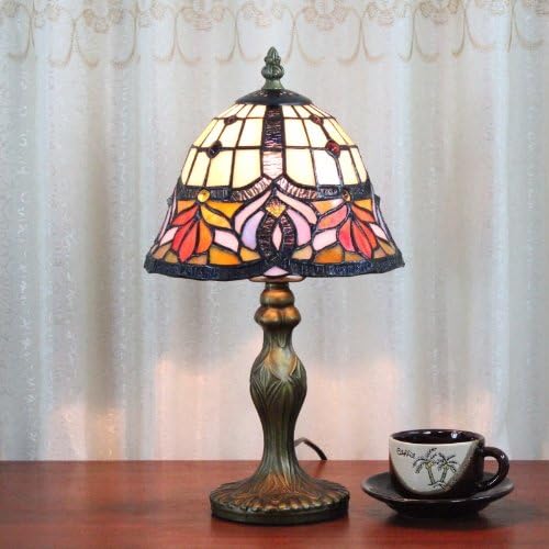 Tiffany 8-inch Retro Caibo table lamp bedroom lamp bedside lamp