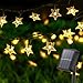 Litogo Guirnaldas Luces Exterior Solar, 8 Modos Luces Solares Led Exterior Jardin 12m 120 Led Guirnaldas Luces Estrellas Solares, Cadena de Luces Decoracion para Navidad, Fiesta, Boda, Patio, Jardin