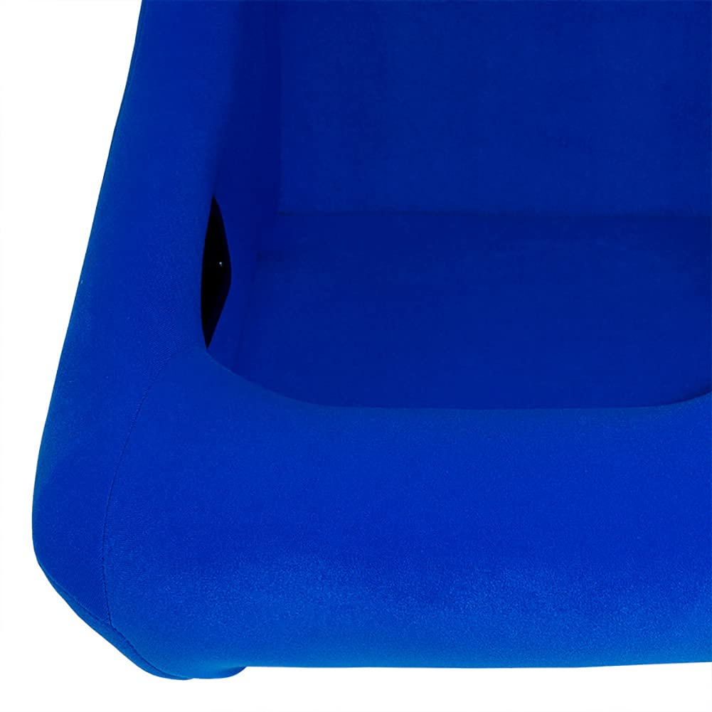 Sedile Sportivo 'Zandvoort' - Blu - Schienale Fisso - incl. Slitte