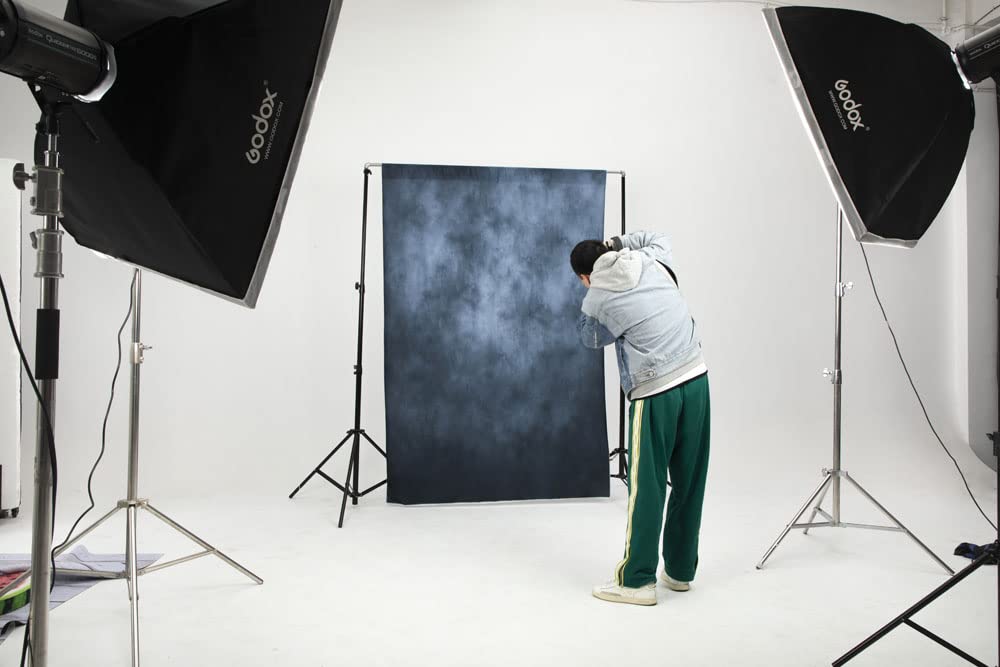 Fotohintergrund Mikrofaser – Dunkel Strukturiert, 1,5x2,2 M, Für Portraits